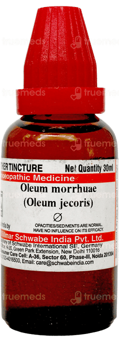 Dr Willmar Schwabe Oleum Jecoris Q Mother Tincture 30ml